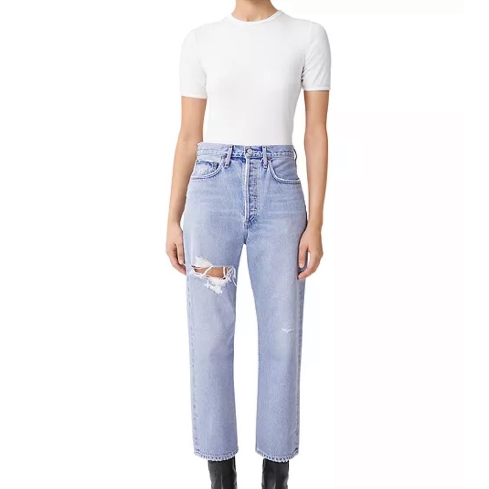 Agolde High Rise Ripped Jean